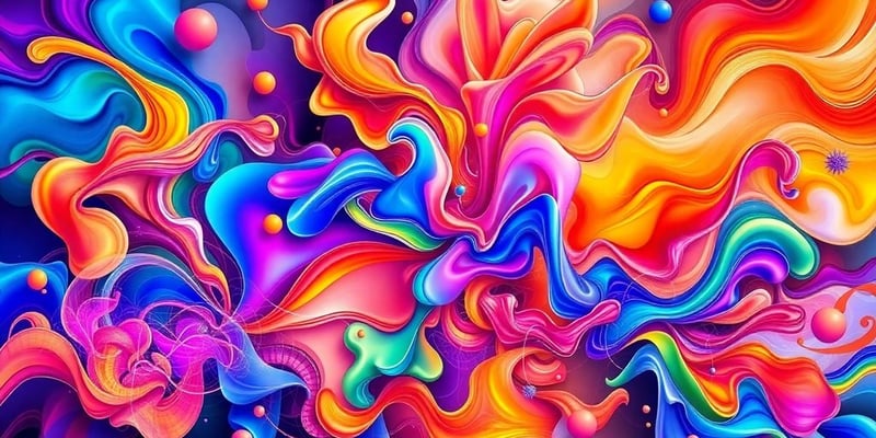 Colorful abstract AI-generated visuals inspiring creativity.